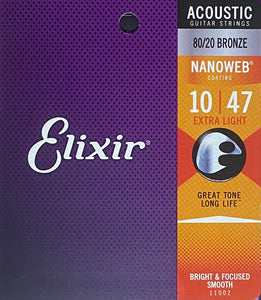 Elixir Acoustic Nanoweb .10