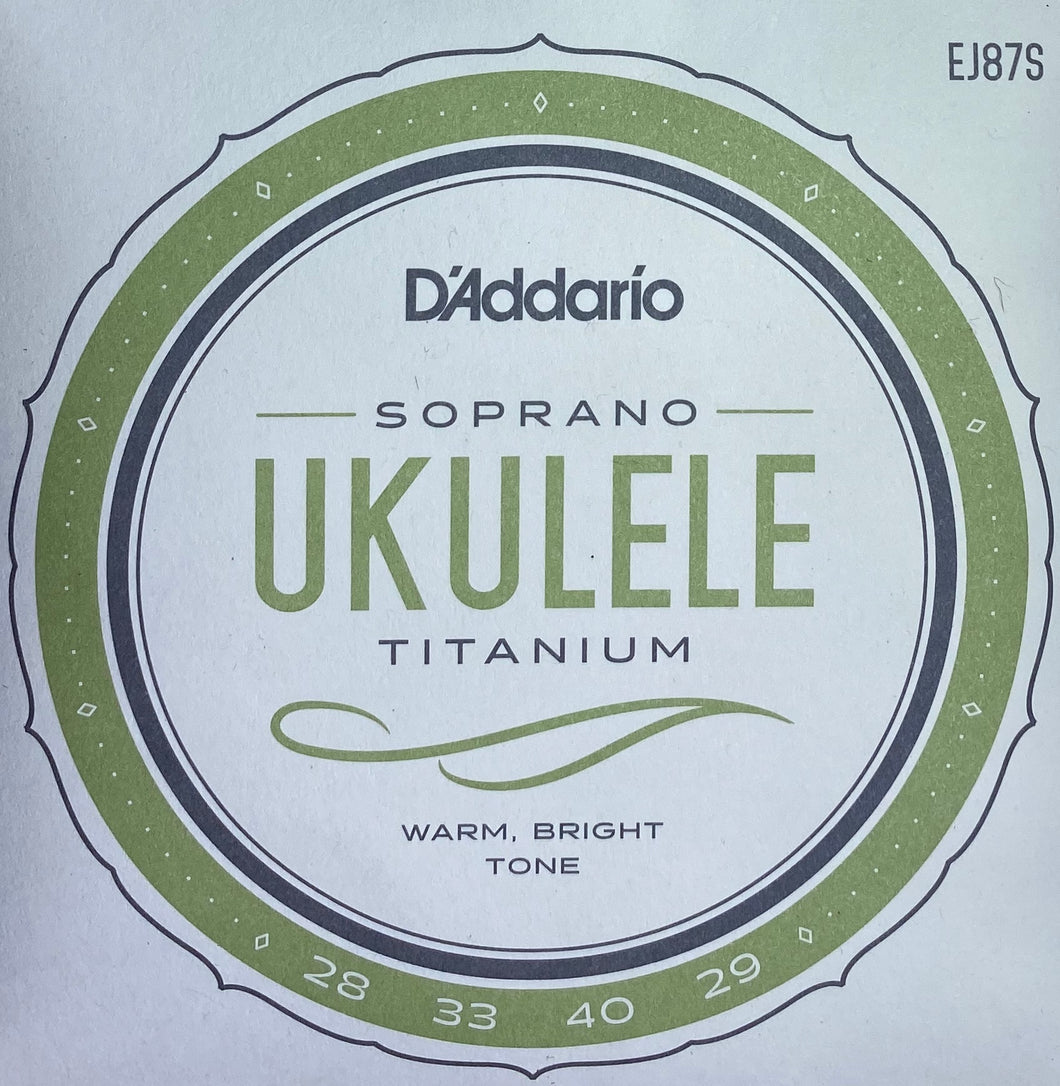 Ukulele Soprano D’Addario Titanium